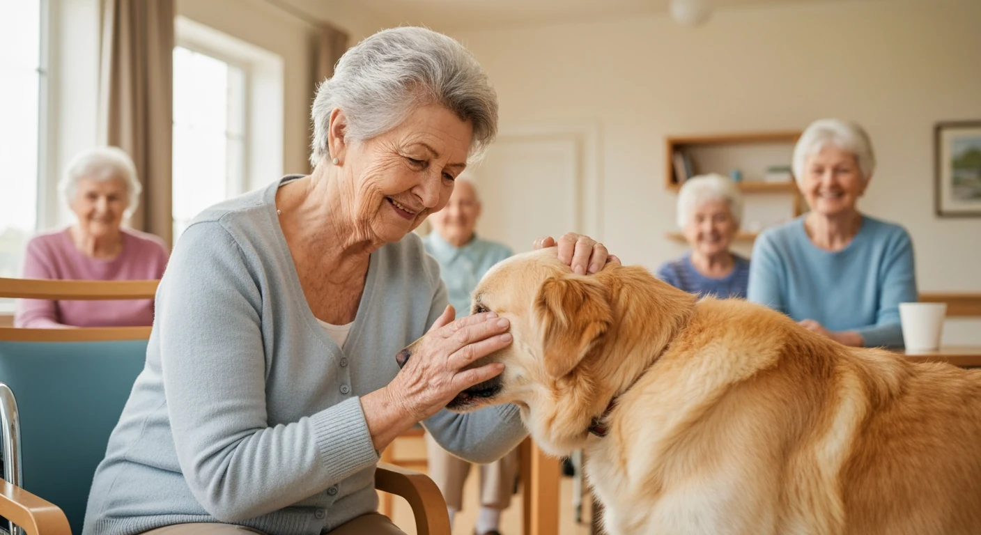 La mediation animale en EHPAD : bienfaits de la presence des animaux